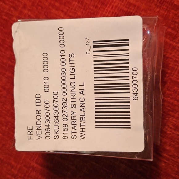 Free People Starry String Lights Mini White 7' Copper Wire With 3 Batteries NWT - Picture 4 of 16